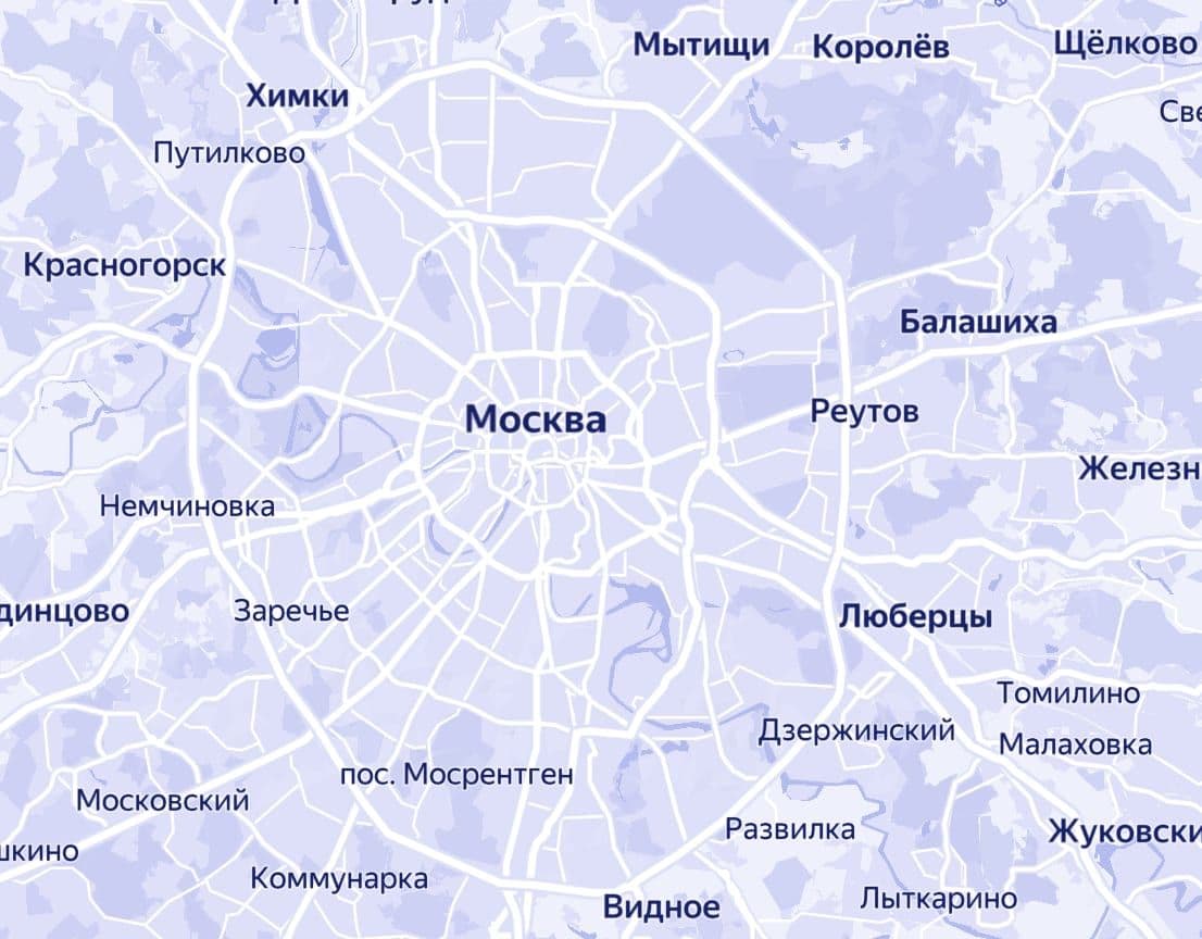 Карта манежей РФЛ-Арена в Москве